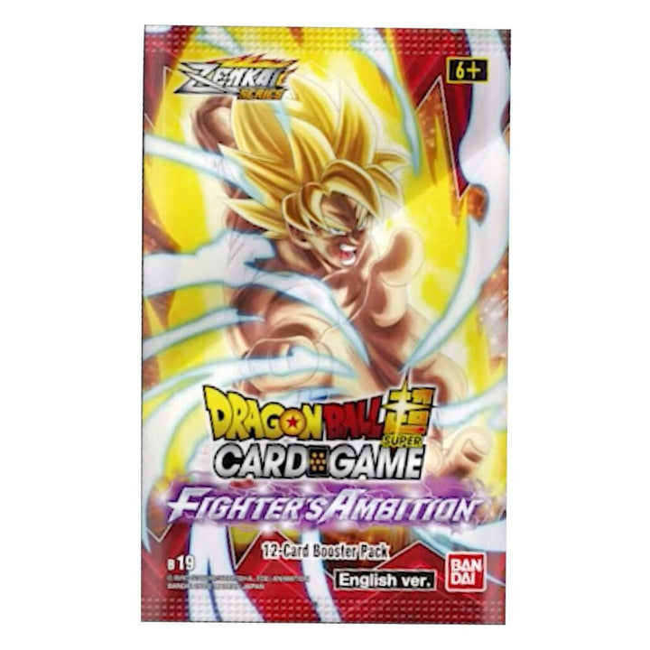 B-19 Booster Pack Fighter's Ambition – Dragon Ball Super Card Game English sealed product