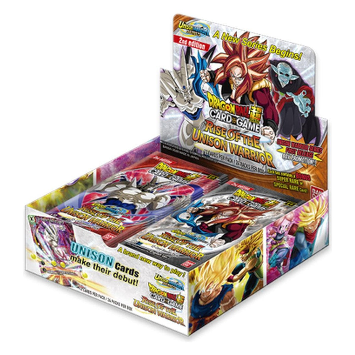 B-10 Booster Box Rise of the Unison Warrior – Dragon Ball Super Card Game English sealed product