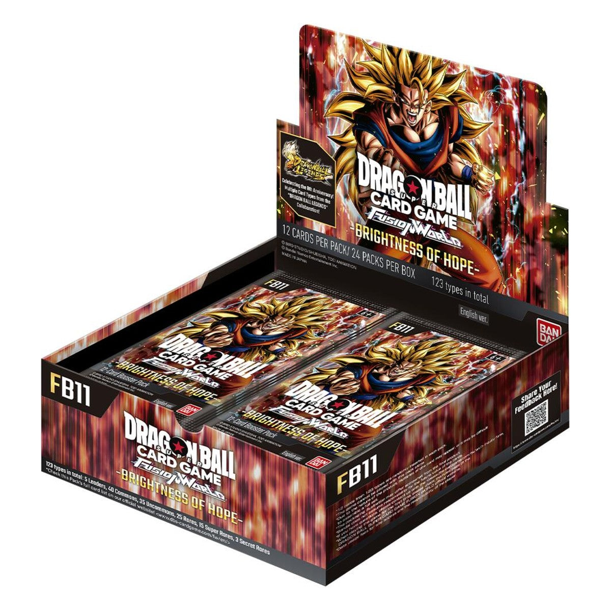 FB11 Booster Box Brightness of Hope – Dragon Ball Super Card Game Fusion World English sealed product