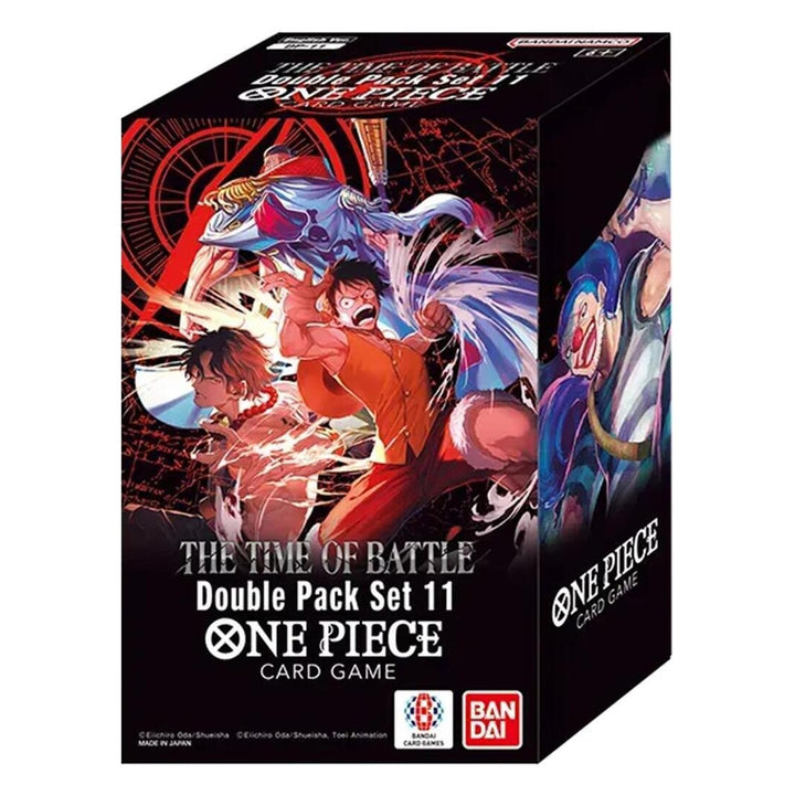 Double Pack Set Vol.11 [DP-11] The Time of Battle – One Piece Card Game English sealed product