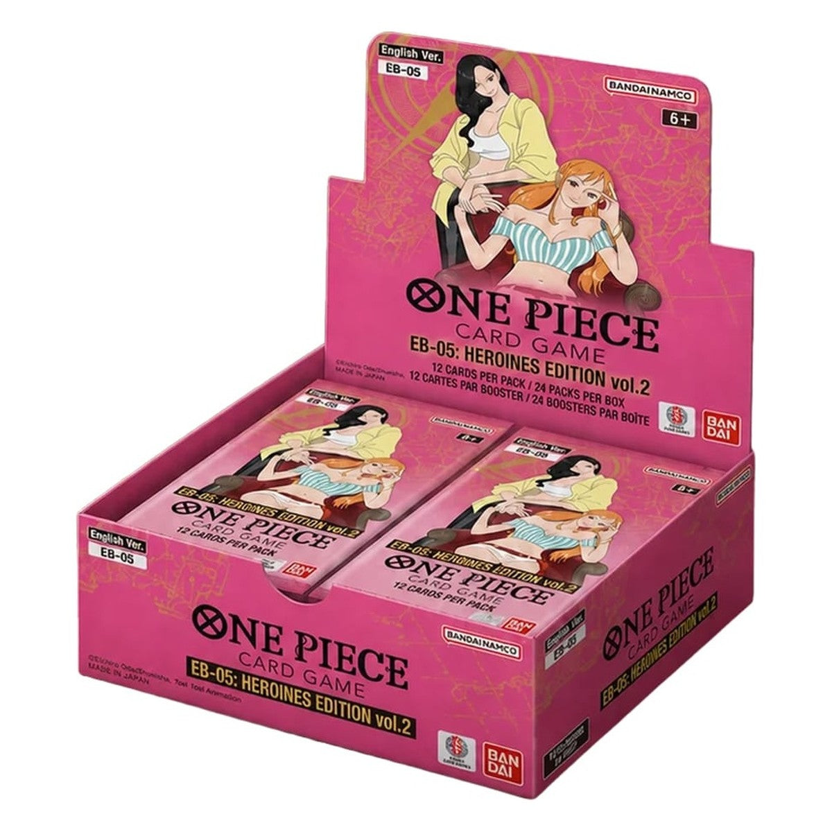 EB-05 Extra Booster Box Heroines Edition Vol.2 – One Piece Card Game English sealed product