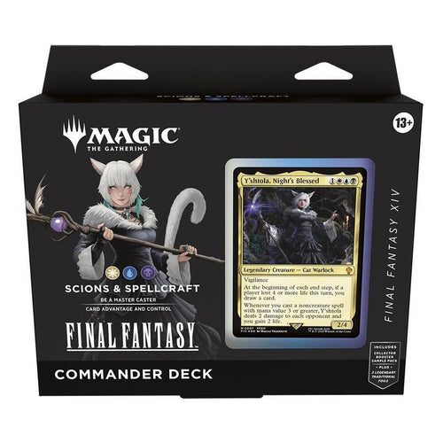 FINAL FANTASY Commander Deck - FINAL FANTASY XIV Scions & Spellcraft – Magic: The Gathering English sealed product