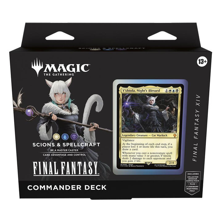 FINAL FANTASY Commander Deck - FINAL FANTASY XIV Scions & Spellcraft – Magic: The Gathering English sealed product