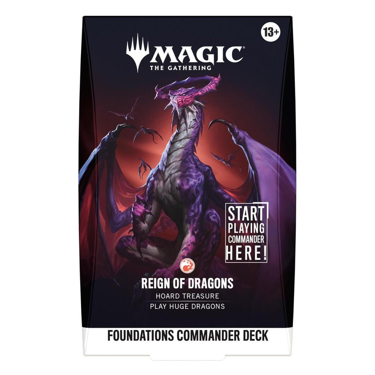 Foundations Commander Deck - Reign of Dragons – Magic: The Gathering English sealed product