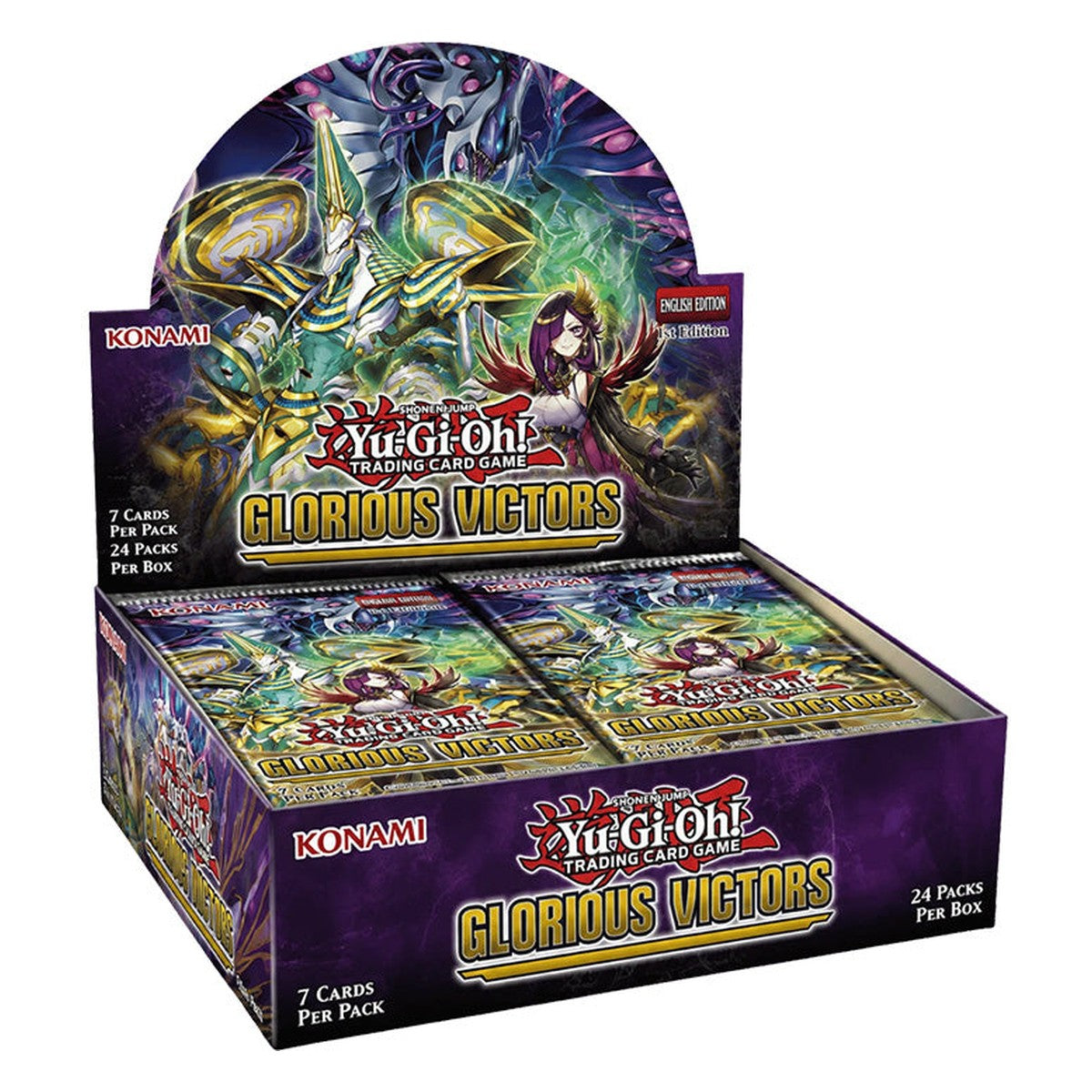 Glorious Victors Booster Box (1st Edition) – Yu-Gi-Oh! English sealed product