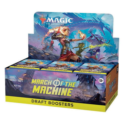 March of the Machine Draft Booster Box – Magic: The Gathering English sealed product