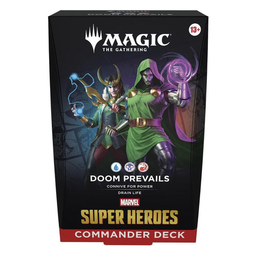 Marvel Super Heroes Commander Deck - Doom Prevails – Magic: The Gathering English sealed product