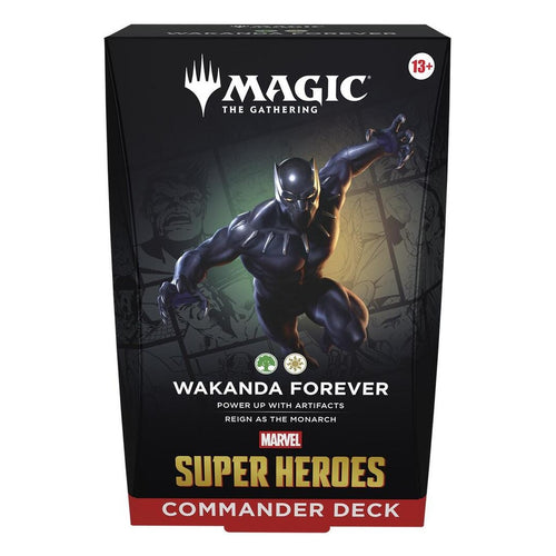 Marvel Super Heroes Commander Deck - Wakanda Forever – Magic: The Gathering English sealed product