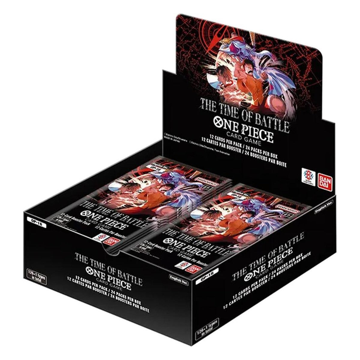 OP-16 Booster Box The Time of Battle – One Piece Card Game English sealed product