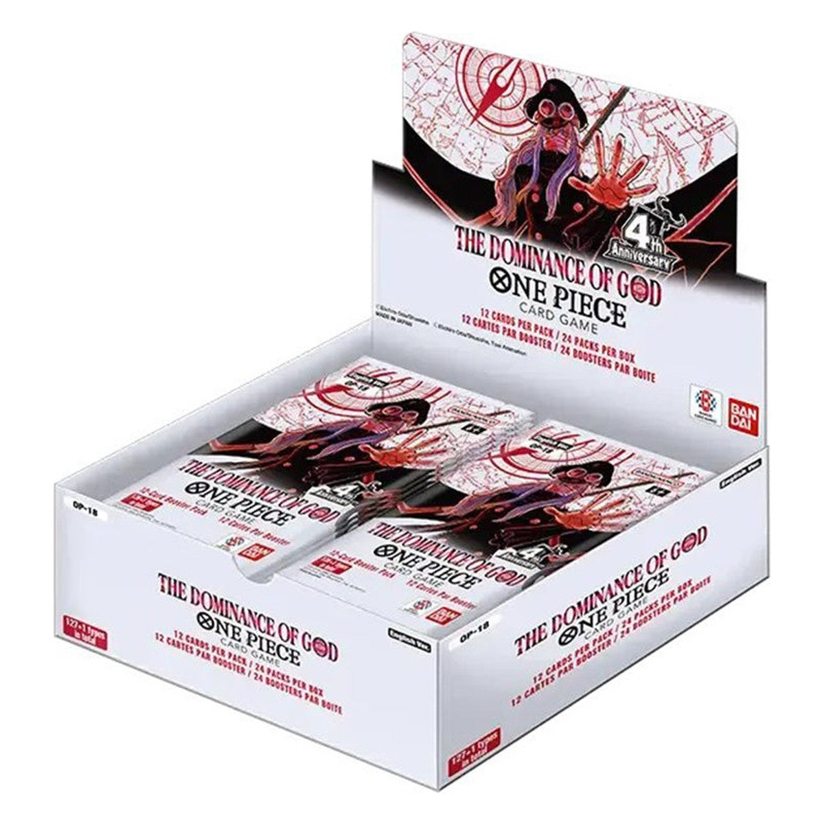 OP-18 Booster Box The Dominance of God – One Piece Card Game English sealed product