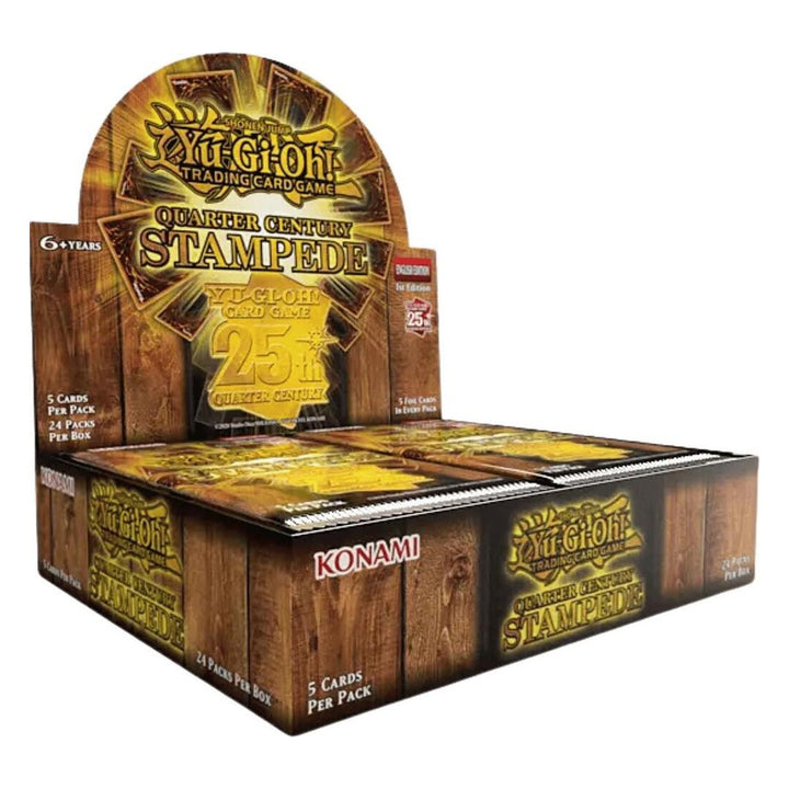 Quarter Century Stampede Booster Box – Yu-Gi-Oh! English sealed product