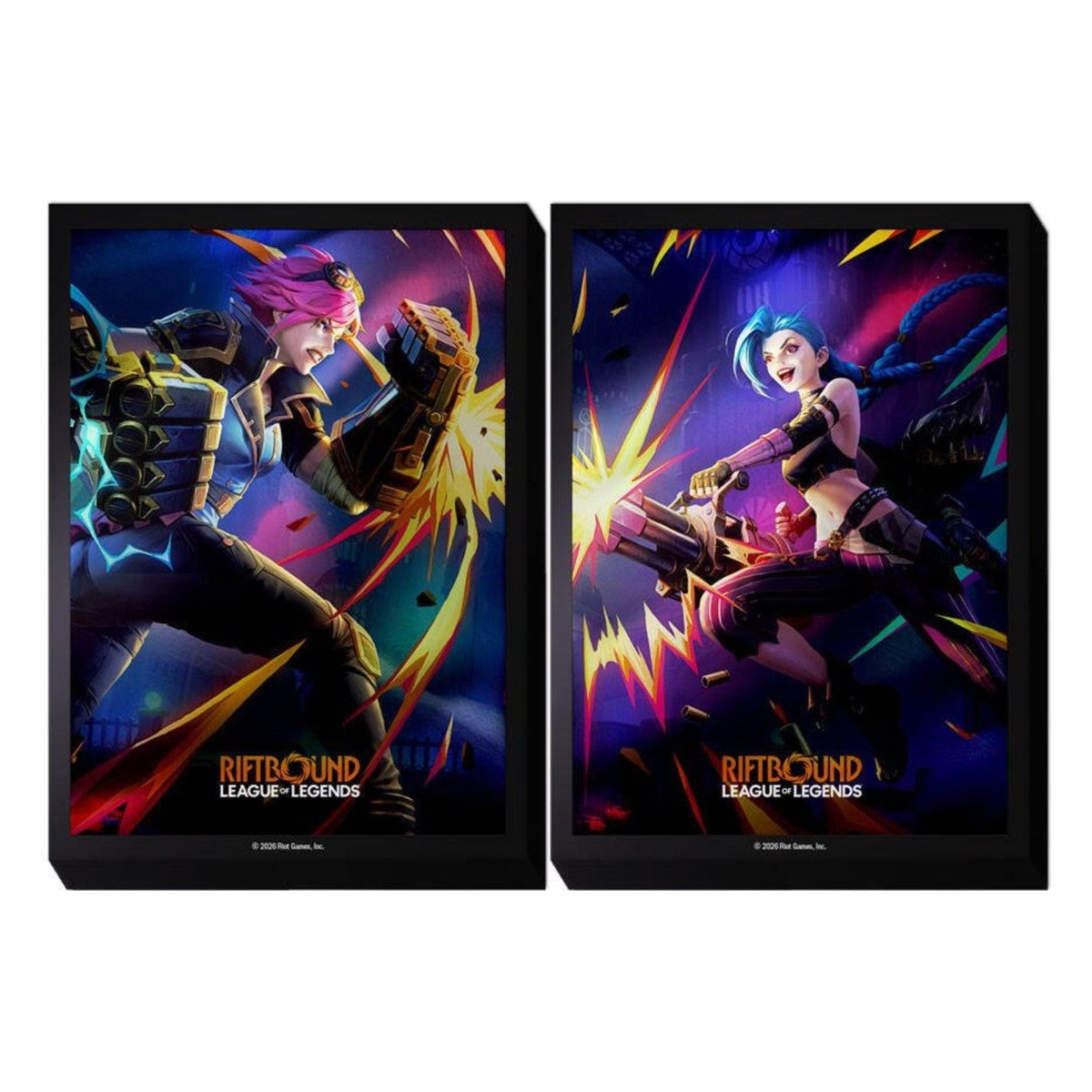 Riftbound Official Card Sleeves – Vi vs. Jinx
