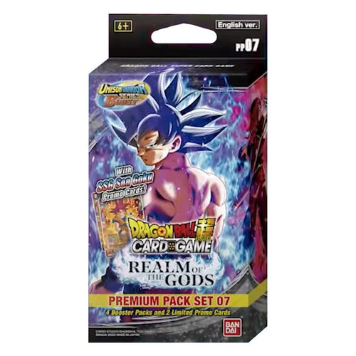 Realm of the Gods Premium Pack Set 07 [PP07] – Dragon Ball Super Card Game English sealed product