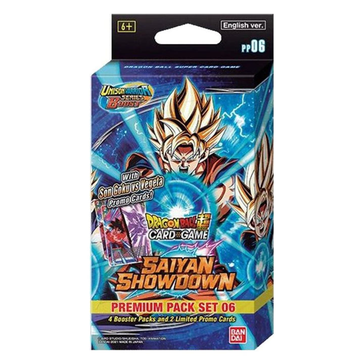 Saiyan Showdown Premium Pack Set 06 [PP06] – Dragon Ball Super Card Game English sealed product