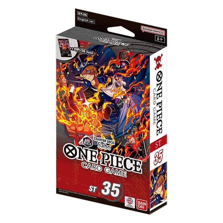 Starter Deck RED/BLACK Sabo [ST-35] English – One Piece Card Game English sealed product