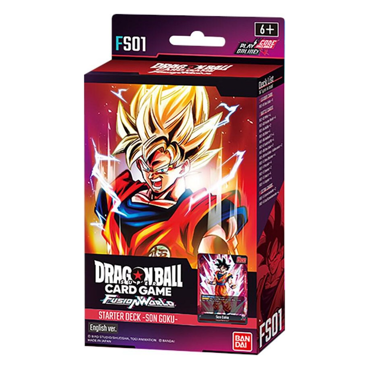 Starter Deck -Son Goku- [FS01] – Dragon Ball Super Card Game Fusion World English sealed product