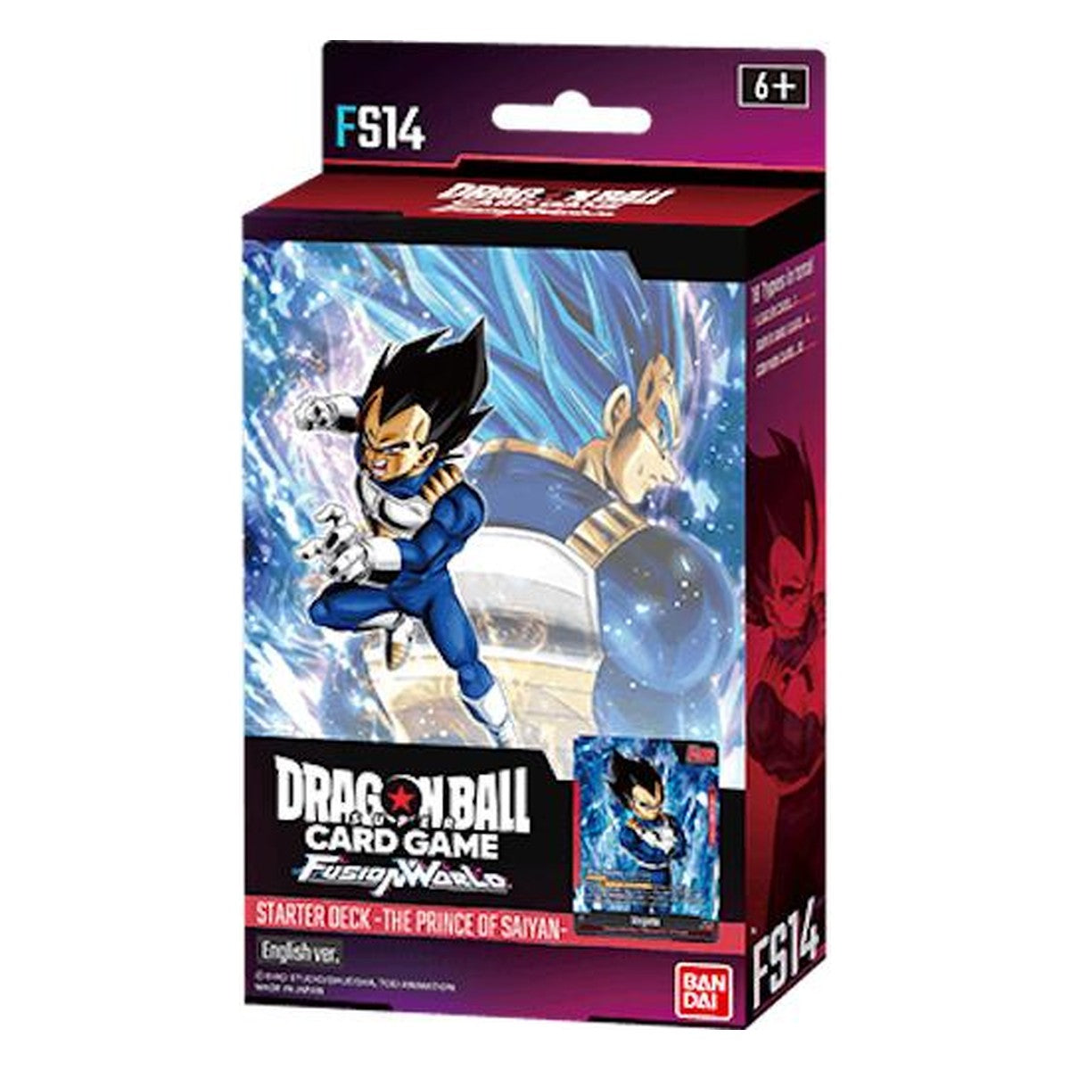 Starter Deck -The Prince of Saiyan- [FS14] – Dragon Ball Super Card Game Fusion World English sealed product