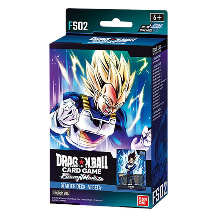 Starter Deck -Vegeta- [FS02] – Dragon Ball Super Card Game Fusion World English sealed product