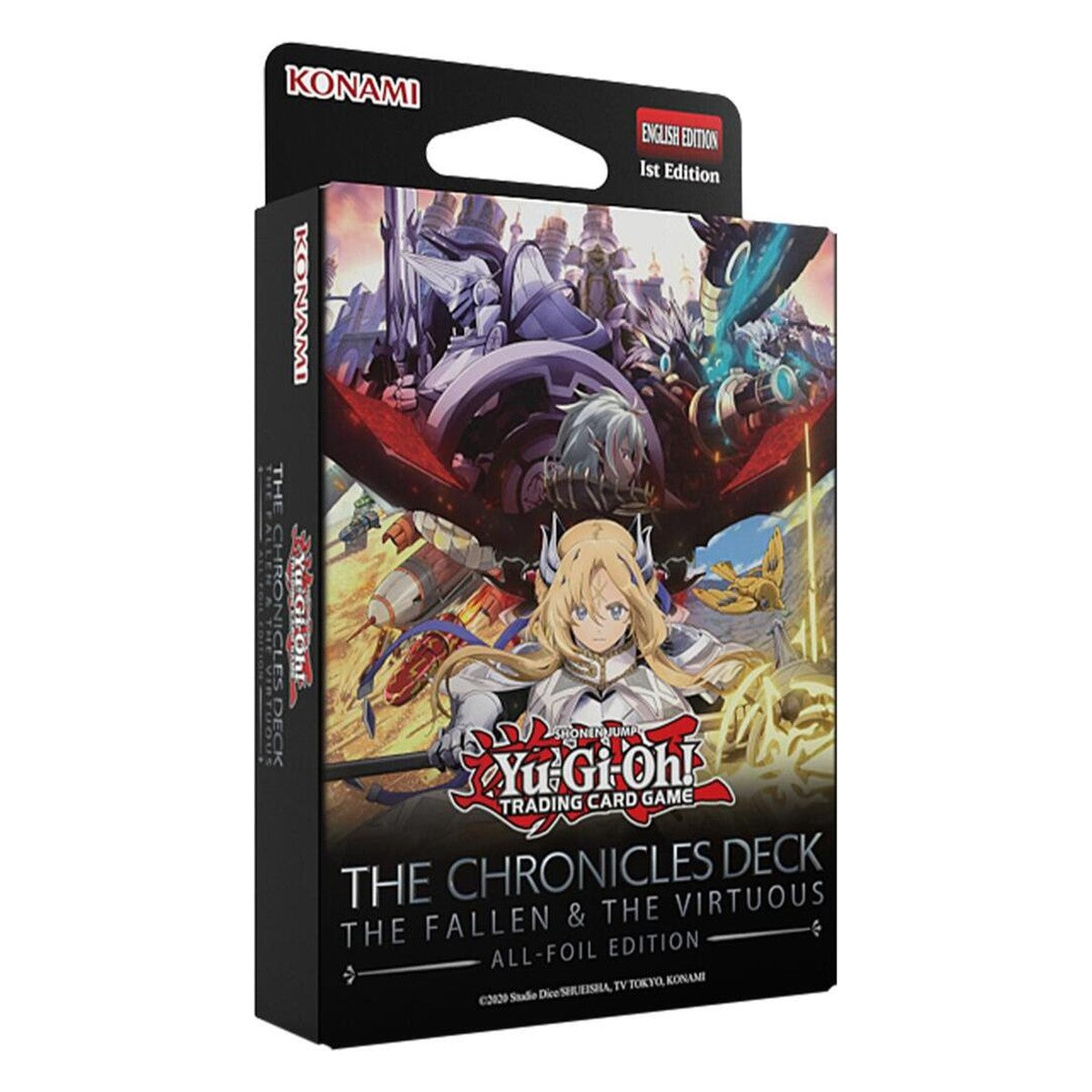 THE CHRONICLES DECK: The Fallen & The Virtuous (All-Foil Edition) – Yu-Gi-Oh! English sealed product