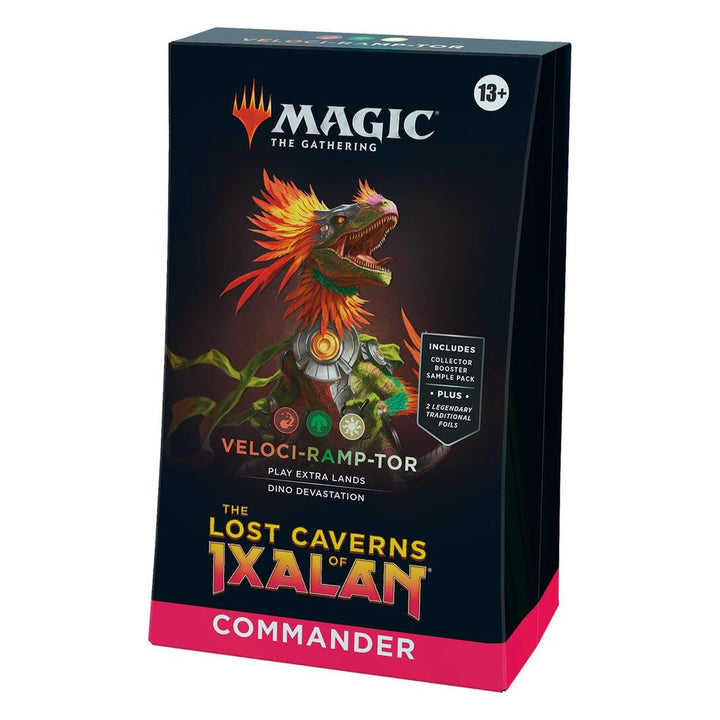 The Lost Caverns of Ixalan Commander Deck - Veloci-Ramp-Tor – Magic: The Gathering English sealed product