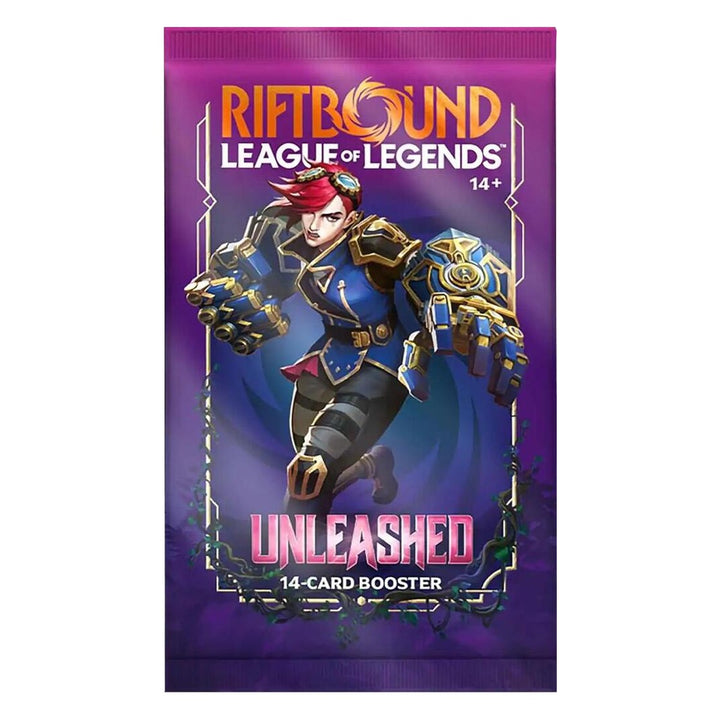 Unleashed Booster Pack – Riftbound: League of Legends Trading Card Game English sealed product