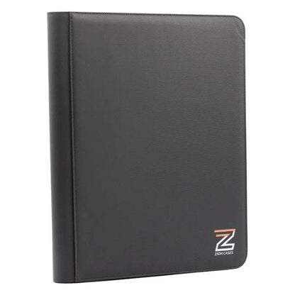 Zion Cases 9-Pocket Toploader Binder – Diamond Black (252 Toploaders)