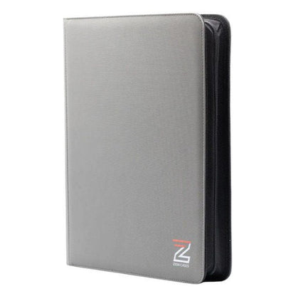 Zion Cases 9-Pocket Toploader Binder – Grey (252 Toploaders)